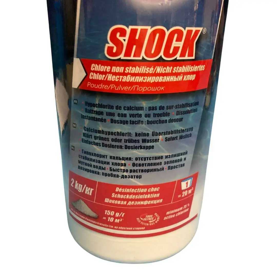 HTH Shock - 2 Kg Chlore Choc Non Stabilisé 2 HTH Shock - 2 Kg Chlore Choc Non Stabilisé – Image 2
