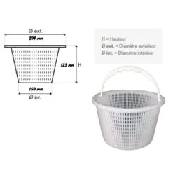 Panier Prestige 17,5 L - Skimmer Piscine Astral -Piscine Pas Cher Boutique img 1167 03 1080