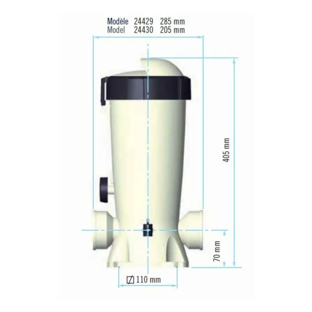 Doseur De Chlore - Brome - By Pass - 3,5 Kg Astral 3 Doseur De Chlore - Brome - By Pass - 3,5 Kg Astral – Image 3