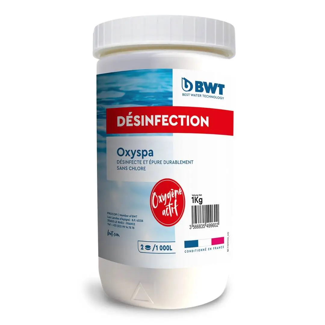Oxygene Actif Spa - Pastilles 1kg BWT 1 Oxygene Actif Spa - Pastilles 1kg BWT