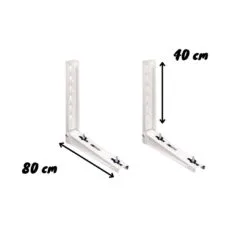 Pompe à Chaleur - Paire D'Équerres Pour PAC 12 à 24 KW