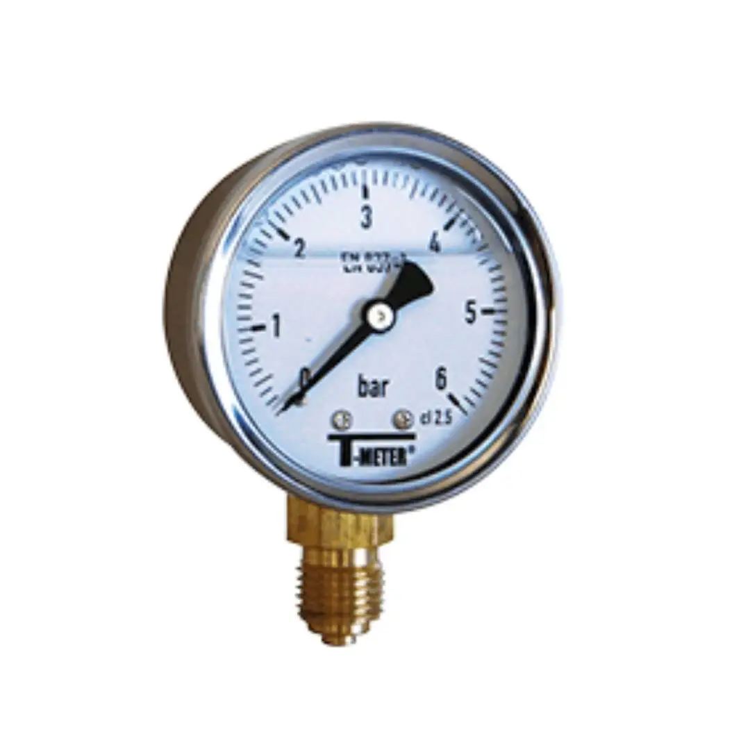 Manomètre - Mano Glycérine - Radial - Diamètre 50 1 Manomètre - Mano Glycérine - Radial - Diamètre 50