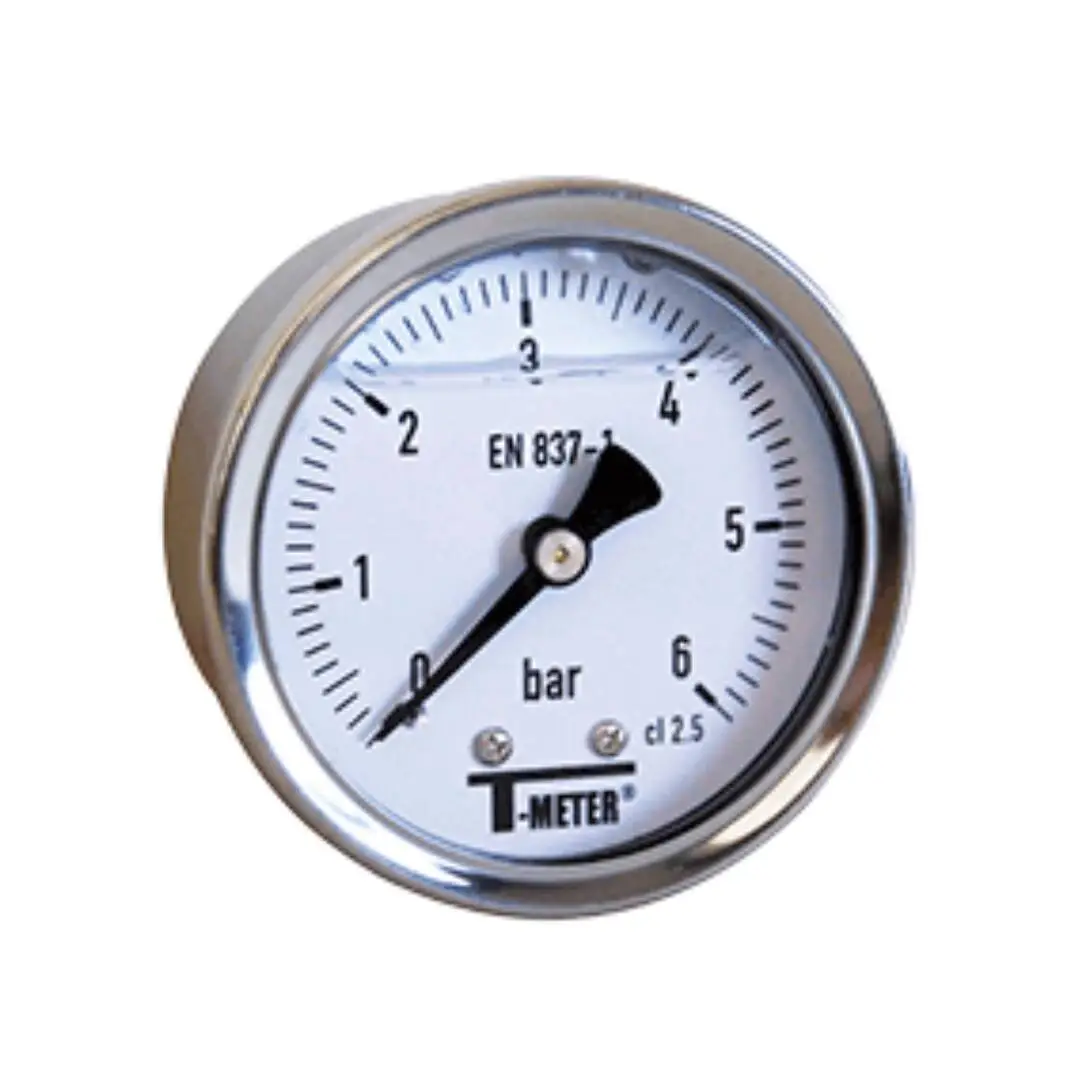 Manomètre - Mano Glycérine - Axial - Diamètre 50 1 Manomètre - Mano Glycérine - Axial - Diamètre 50