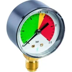 Manomètre - Mano Sec - Radial - Diamètre 50 - 2,5Bar